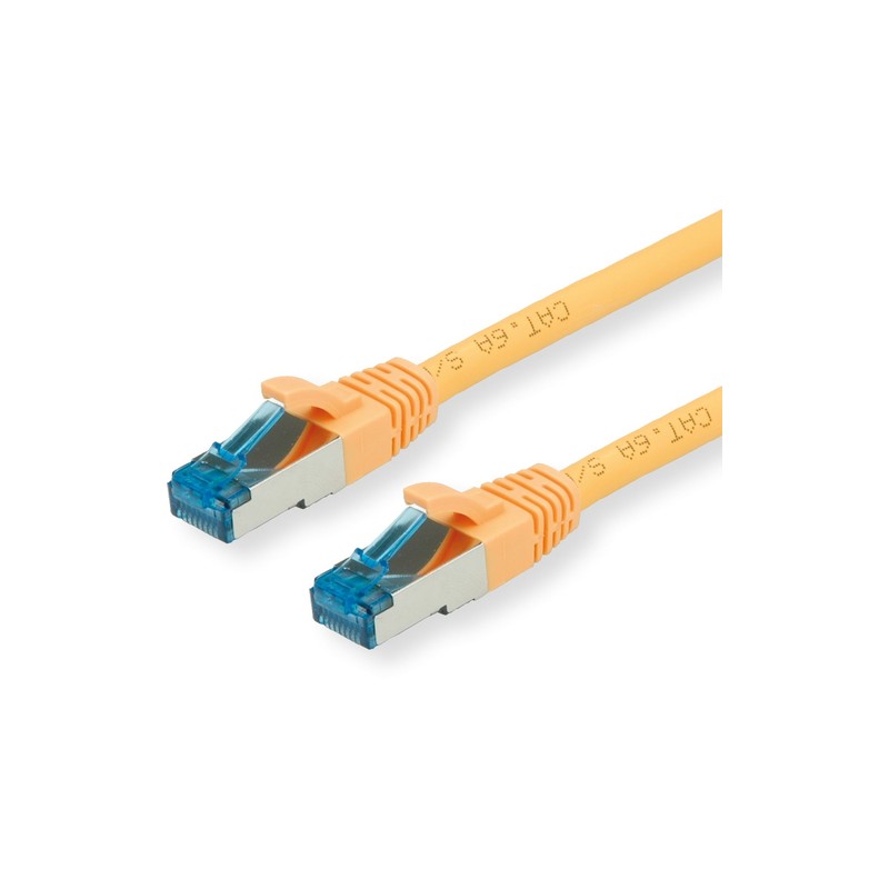 VALUE CAVO S/FTP (PiMF) PATCHCORD CAT 6A, CLASS EA, GIALLO, 1,5M