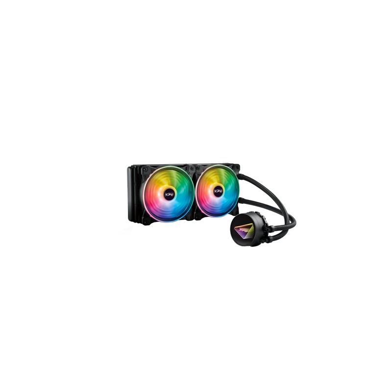 ADATA XPG DISSIPATORE CPU ACQUA LEVANTE X 240 ARGB BLACK RGB MIRROR PUMP HEAD