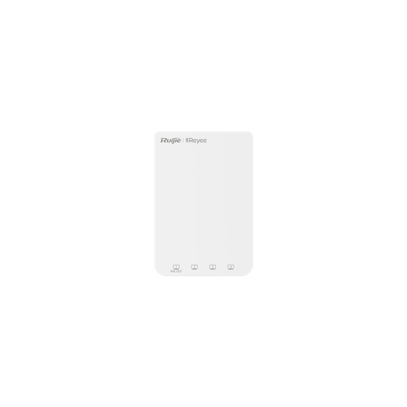REYEE CLOUD ACCESS POINT WIFI5 AC1300 1 PORTA POE, 3XRJ45, INSTALLAZIONE DA INCASSO