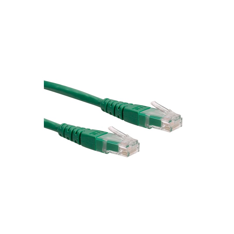 ROLINE CAVO UTP PATCHCORD CAT.6, CLASS E, VERDE, 3M