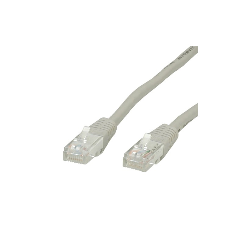 VALUE CAVO UTP PATCHCORD CAT.6 CLASS E, GRIGIO, 0.5M