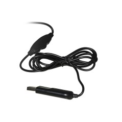 CUFFIA CON MICROFONO ORIENTABILE, CONNETTORE USB E CONTROLLO VOLUME