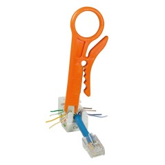 INSERITORE PRESA RETE 110/88 TERMINAL BLOCK LSA CON STRIPPER