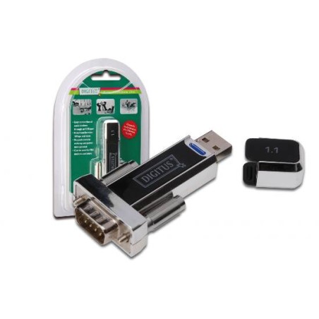 CONVERTITORE DA PERSONAL COMPUTER USB 1.1 CON PORTA TIPO A - PORTA SERIALE RS232 9 PIN MASCHIO