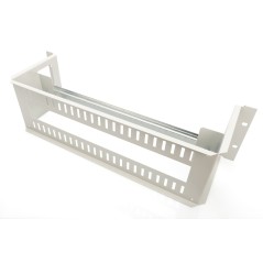 SUPPORTO GUIDA DIN 3U, 135X480X150 MM INCL. DIN RAIL (35X390 MM), GREY (RAL 7035)