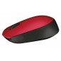 LOGITECH WIRELESS MOUSE M171 OTTICO USB COLORE ROSSO