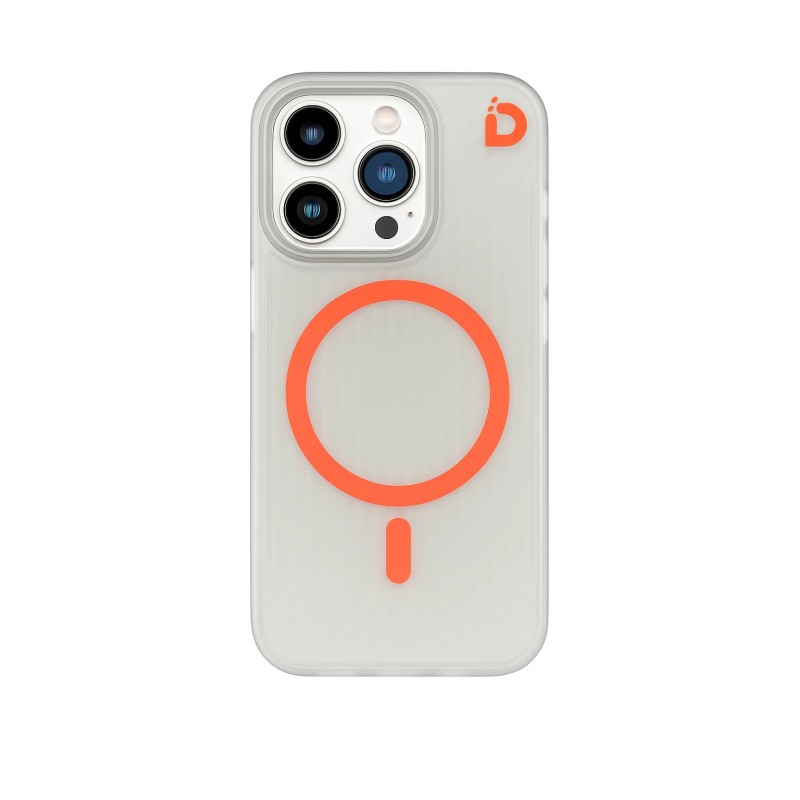 IDUDE COVER TANK MAGSAFE NEON IPHONE 15 PRO ARANCIONE