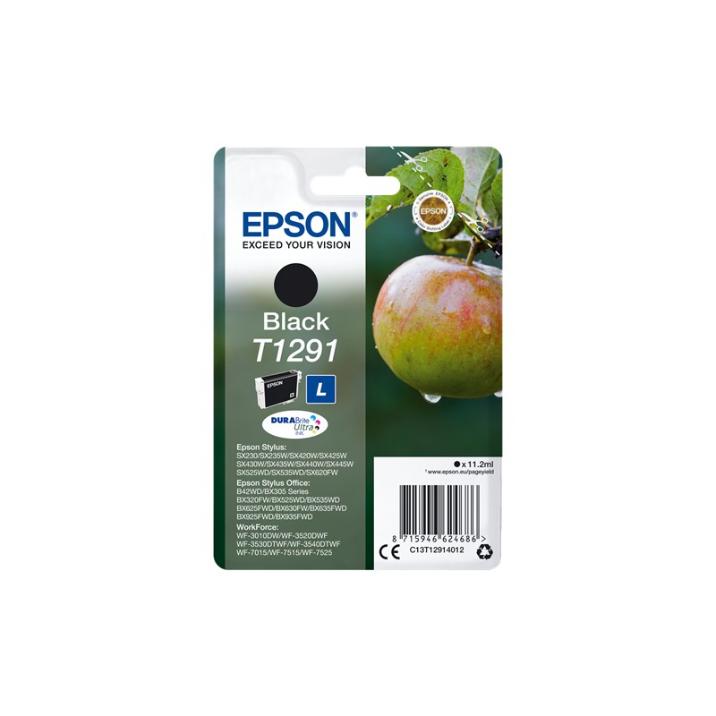 EPSON CART INK NERO BX 305F 320FW SX420W 425W, SERIE L MELA