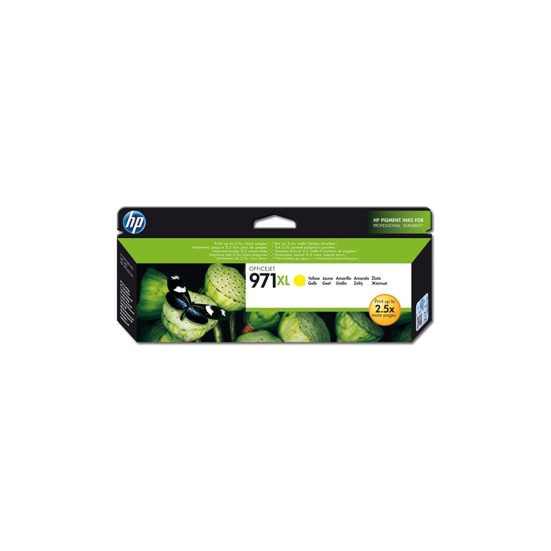 HP CART INK GIALLO PER OFFICEJET PRO X451 X476 X551 X576, 971XL HP CART INK GIALLO PER OFFICEJET PRO X451 X476 X551 X576, 971XL