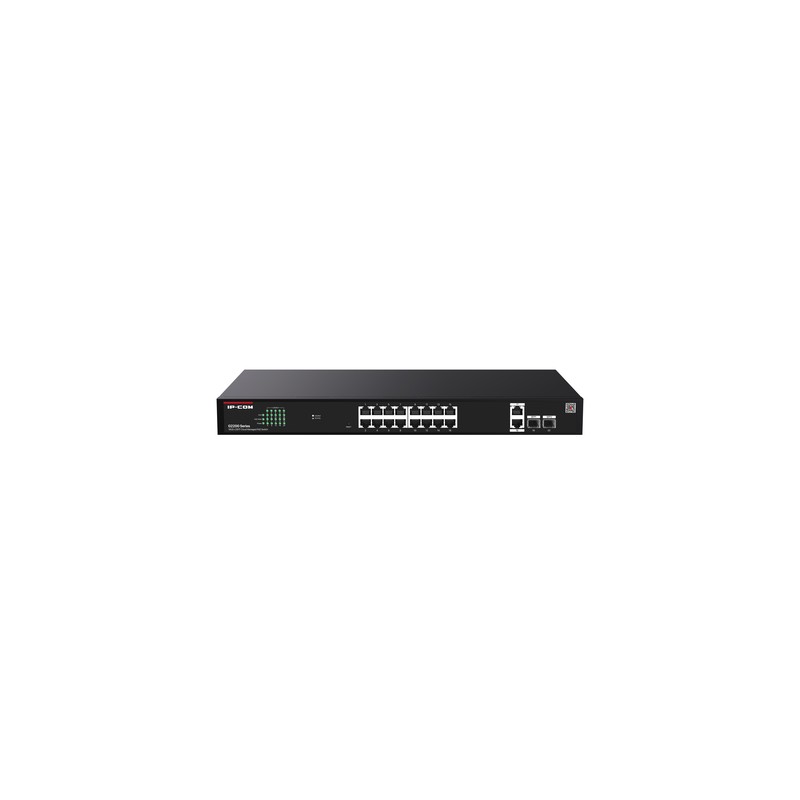 IP-COM SWITCH POE MANAGED L2, 20 PORT, 16 POE, 2 SFP