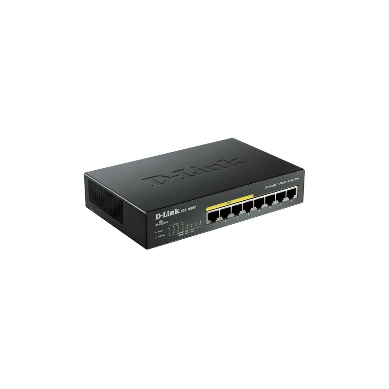 D-LINK SWITCH 8 PORTE GIGABIT 10/100/1000 DI CUI 4 POE D-LINK SWITCH 8 PORTE GIGABIT 10/100/1000 DI CUI 4 POE
