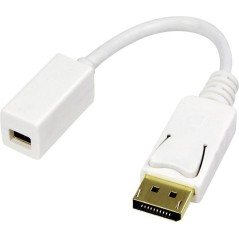 CAVO ADATTATORE DISPLAYPORT DP MASCHIO - MINI DP FEMMINA CM. 15