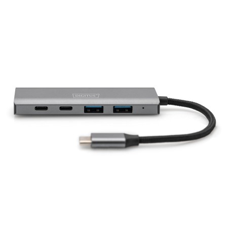 HUB USB-C 4 PORTE, 2X USB A + 2X USB-C