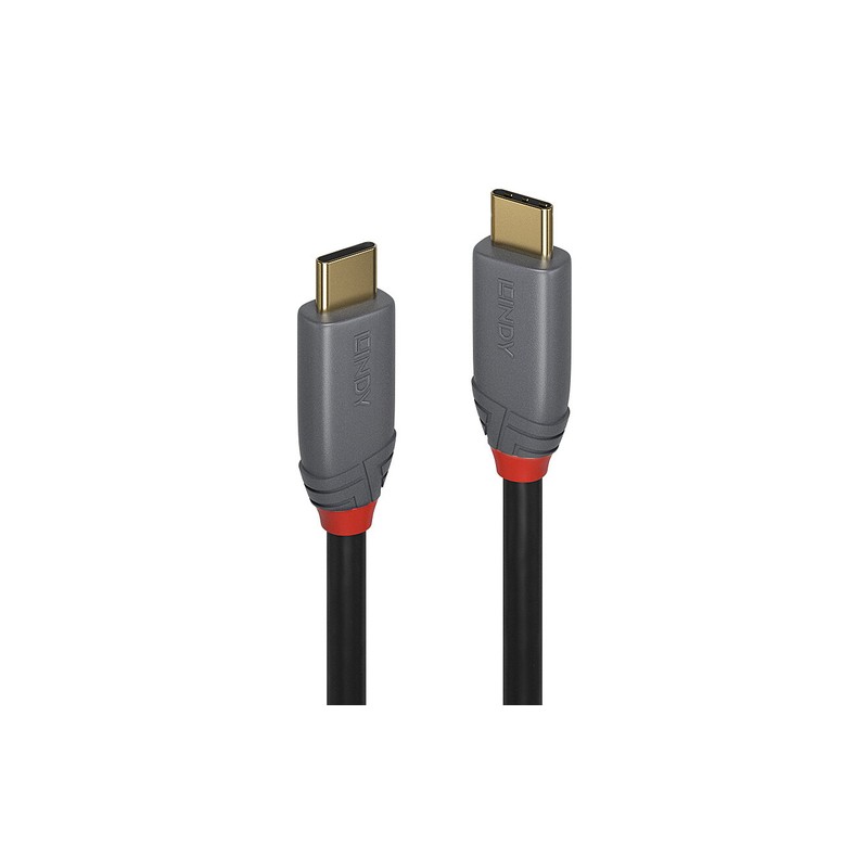 Cavo USB 3.2 Tipo C Anthra Line, 10Gbps, PD 100W , 3m USB Tipo C Maschio a C Maschio