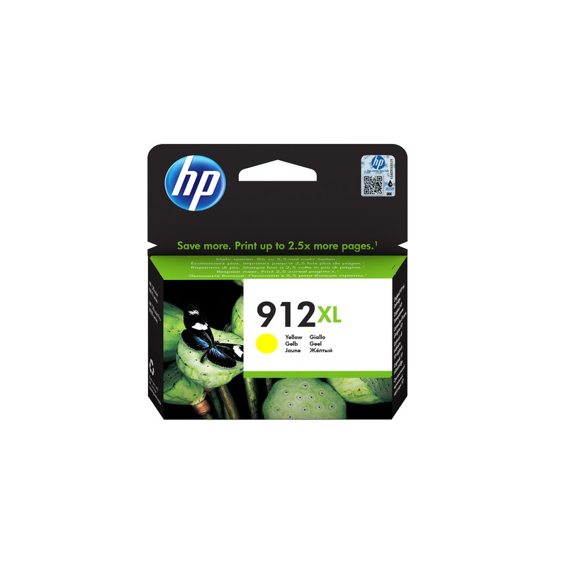 HP CART INK GIALLO N. 912XL PER OFFICEJET 8012, 8013, 8014, 8015, 8022, 8024, 8025, 8035 TS