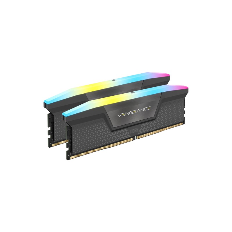 CORSAIR RAM VENGEANCE RGB DDR5 64GB (2 x 32GB) DDR5 6000 CL30-36-36-76 1.40V INTEL XMP AMD EXPO -