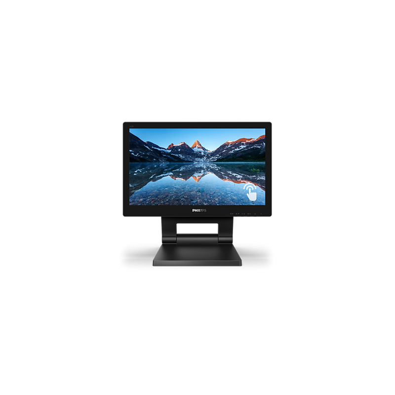 PHILIPS MONITOR TOUCH 15,6 1366x768, IP54, 1O PUNTI TOCCO, VGA/DVI/DP/HDMI, MULTIMEDIALE