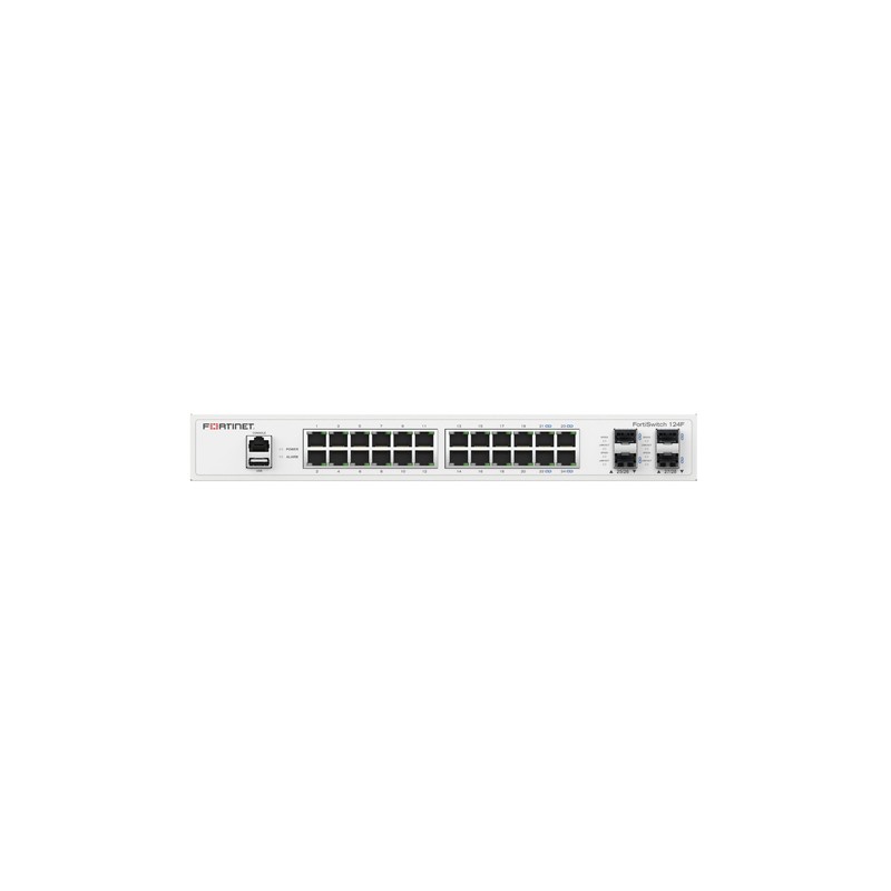 FORTISWITCH-124F FORTISWITCH-124F SWITCH CON 24 P. GE + 4 P. SFP+ + 1 P. CONSOLE RJ45 FORTISWITCH-124F FORTISWITCH-124F SWITCH CON 24 P. GE + 4 P. SFP+ + 1 P. CONSOLE RJ45