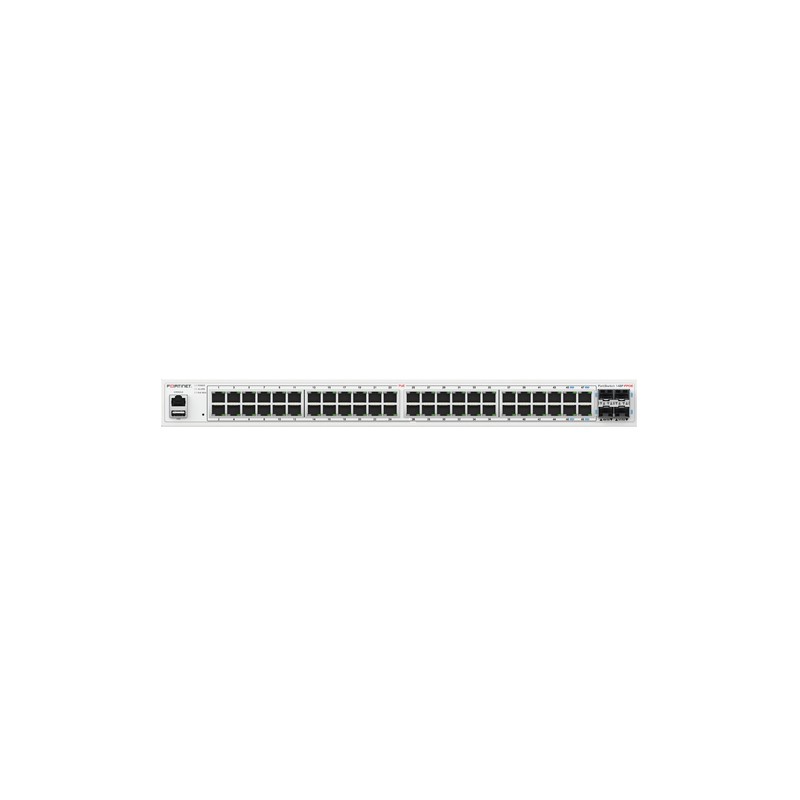 FORTISWITCH-148F-FPOE SWITCH L2+ MAN. CON 48 P. GE + 4 P. SFP+ POWER BUDGET FINO A 740W FORTISWITCH-148F-FPOE SWITCH L2+ MAN. CON 48 P. GE + 4 P. SFP+ POWER BUDGET FINO A 740W