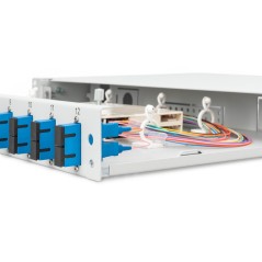 SCATOLA DI GIUNZIONE LWL, ATTREZZATA, SC, OS2