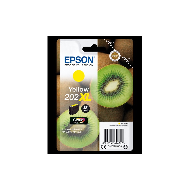 EPSON CART INK GIALLO 202XL KIWI CONF SINGOLA AD ALTA CAPACITA