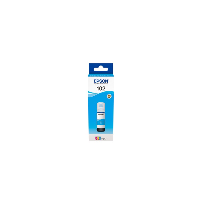 EPSON FLACONE ECOTANK CIANO 70ML, 102 EPSON FLACONE ECOTANK CIANO 70ML, 102