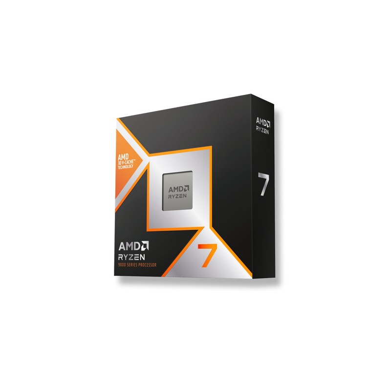 AMD CPU RYZEN 7, 9800X3D, AM5, 5.2GHZ 8 CORE, WOF