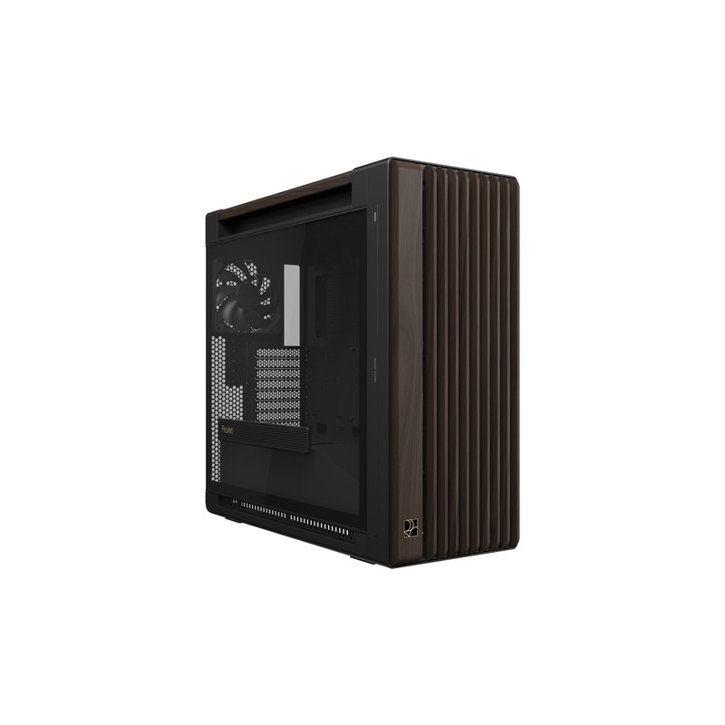 ASUS CASE PROART PA602 WALNUT WOOD TG PWM MODERN BLACK