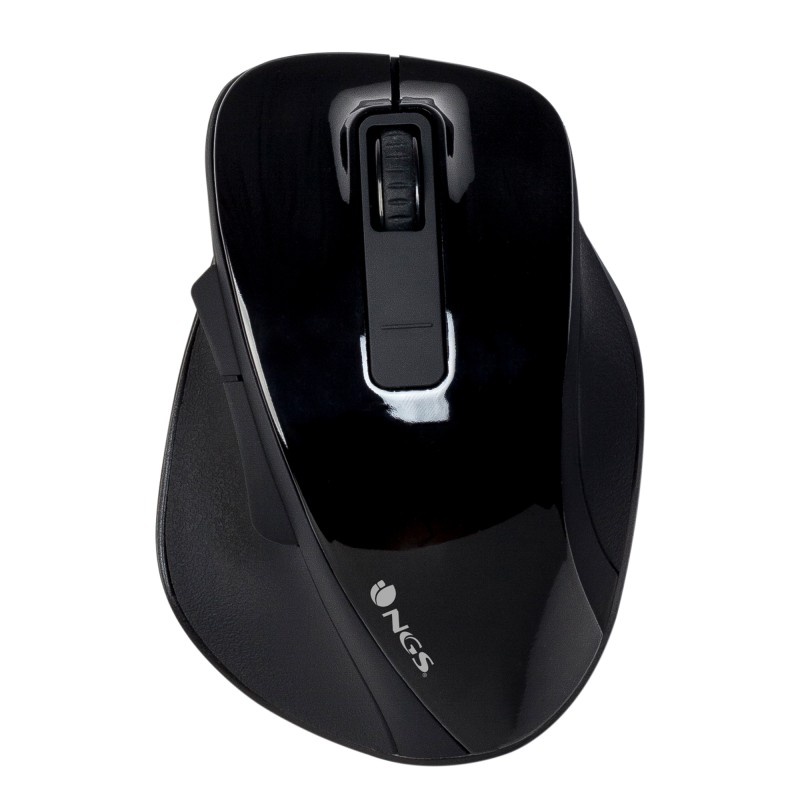 NGS MOUSE WIRELESS OTTICO 5 TASTI CON RICEVITORE NANO USB 800/1200/1600 dpi NGS MOUSE WIRELESS OTTICO 5 TASTI CON RICEVITORE NANO USB 800/1200/1600 dpi