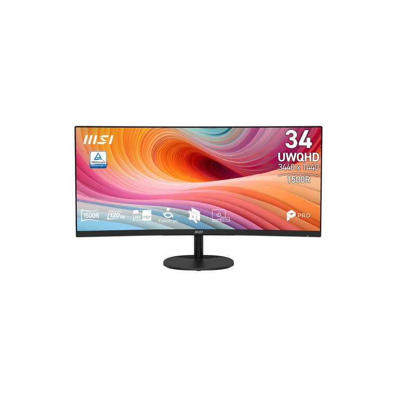 MSI MONITOR CURVO 34 LED VA UWQHD 21:9 1500R 120Hz 1ms, MSI MONITOR CURVO 34 LED VA UWQHD 21:9 1500R 120Hz 1ms,