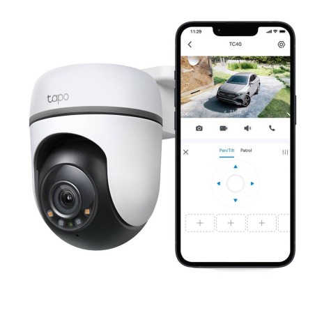 TAPO TELECAMERA WI-FI ESTERNO VISIONE NOTTURNA A COLORI, 2K 3MP TELECAMERA WIFI 360° IP65, VIDEOCAMERA SORVEGLIANZA ESTERNO, RIL