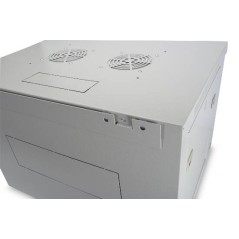 ARMADIO 7 UNITA' DA MURO PER RETI (A)416 X (L)600 X (P) 450 MM COLORE GRIGIO