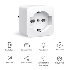MINI PRESA WI-FI INTELLIGENTE, 100-240 V, CARICO MASSIMO 10 A