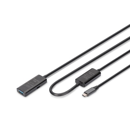CAVO DI PROLUNGA ATTIVO USB 3.2 GEN1 5G, USB-C - USB-A, 10 MT