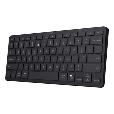 TRUST TASTIERA WIRELESS BLUETOOTH RICARICABILE MULTICONNECT 3 BT - LAYOUT ITALIANO - NADO II - NERA