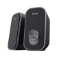 TRUST SET ALTOPARLANTI SPEAKERS 2.0 12W PICCO (6W RMS) CON PRESA PER CUFFIE - ADOR 2.0 - NERO/GRIGIO