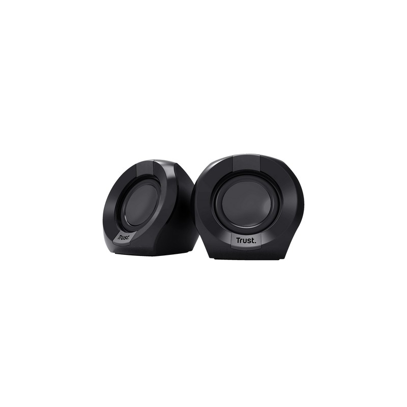 TRUST SET ALTOPARLANTI SPEAKERS 2.0 8W PICCO (4W RMS) - POLO 2.0 - NERO