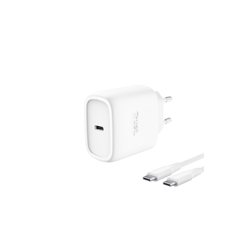 TRUST ALIMENTATORE/CARICABATTERIA 45W USB-C PER APPLE - CAVO RICARICA INCLUSO - PLASTICA RICICLATA 5