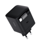 TRUST ALIMENTATORE/CARICABATTERIA 65W 1 PORTE USB-C + CAVO RETRATTILE USB-C - PLASTICA RICICLATA 50