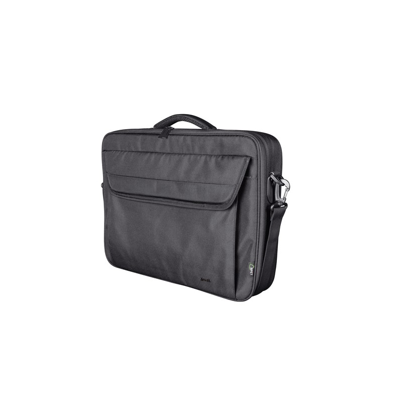 TRUST BORSA LAPTOP/NOTEBOOK FINO A 15,6" ECO - 100 MATERIALE RICICLATO - ATLANTA NERO