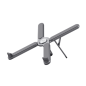 TRUST SUPPORTO/RIALZO PER LAPTOP - PIEGHEVOLE IN ALLUMINIO - MACY - GRIGIO