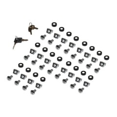 ARMADIO RACK 19" PER RETI 32U (A)1610, (L)600, (P)800 COLORE GRIGIO PORTA VETRO