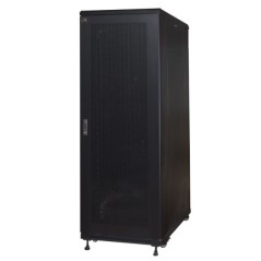 ARMADIO RACK 19" PER RETI 37U (A)1833, (L)600, (P)1000 COLORE NERO PORTA TRAFORATA