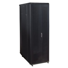 ARMADIO RACK 19" PER RETI 37U (A)1833, (L)600, (P)1000 COLORE NERO PORTA TRAFORATA