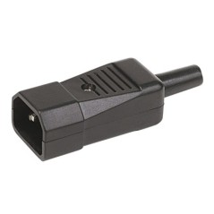 SPINA IEC C14 MASCHIO DA ASSEMBLARE