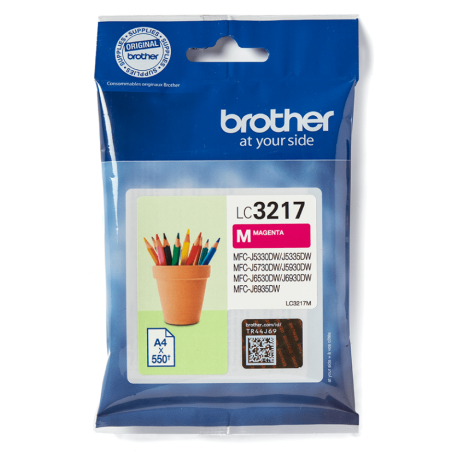 BROTHER LC-3217M INK MAGENTA (550 PAGES) - LC3217M