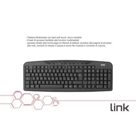 TASTIERA ITALIANA MULTIMEDIA USB