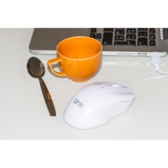 MOUSE USB COLORE BIANCO