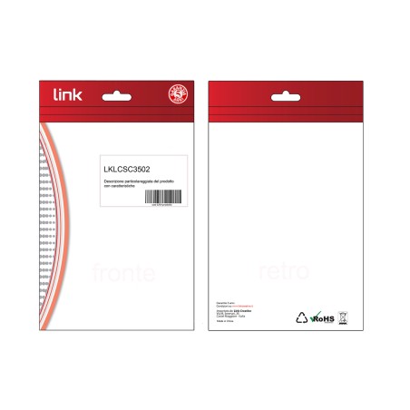 CAVO FIBRA OTTICA LC A SC MULTIMODE DUPLEX OM3 50/125 MT.2