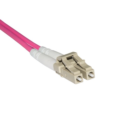 CAVO FIBRA OTTICA LC A SC MULTIMODE DUPLEX OM4 50/125 MT.5